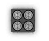 Grille with Honeycomb GS-X Series