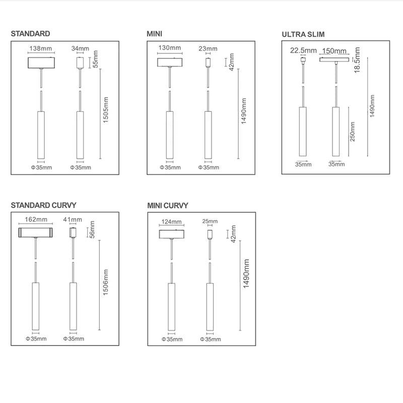 Pendant 35-R-s 27x58mm slim