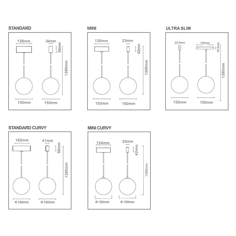 Pendant-global-s 27x58 slim