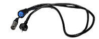 8pin Leader Cable/8pin Y Shape Power+DMX Cable  (IP20 Indoor version) EU Plug