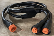 Y Shape power and DMX cable （connect cable) for each two DOT S