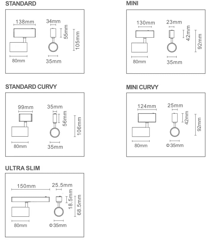 Spot Series 35 27x58mm slim