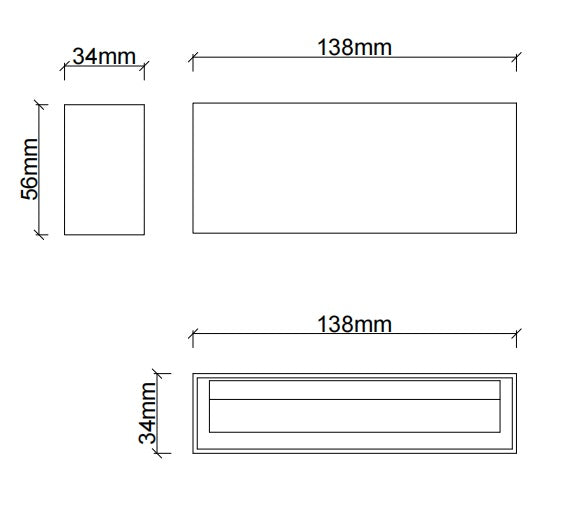 Wall washer series 39mm series